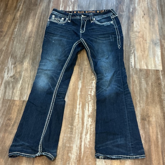 Rock Revival Denim - Rock Revival Indigo Boot Cut Jeans